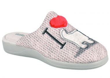 Παντόφλες γυναικείες | Υφασμάτινες | DeValverde | 511177 | Γκρι - DeValverde - 